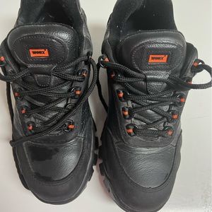 Women’s Red Wing Workx work boots. 7WW. Black steel toe, worn only a few times
